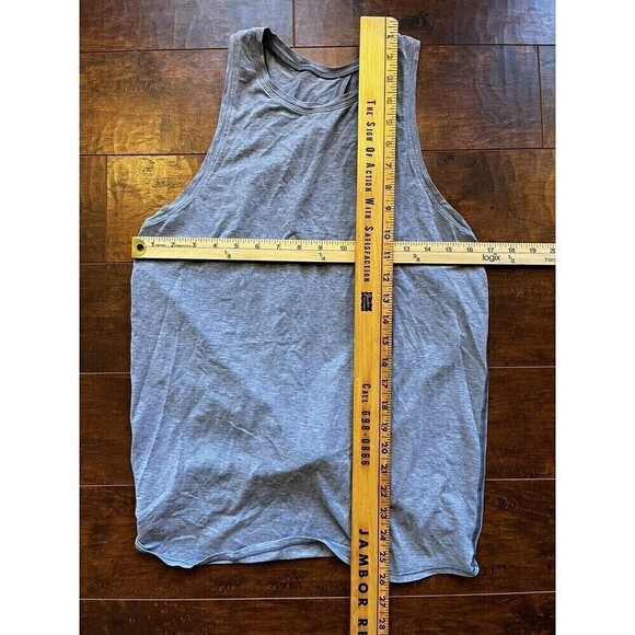 Lululemon Blue Tie Cross Open Back Sleeveless Tank Read Below - Picture 2 of 4